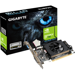Видеокарта Gigabyte GV-N710D3-2GL RTL {GT710, 2Gb, 64bit, DDR3, D-Sub, DVI, HDMI, PCI-E}